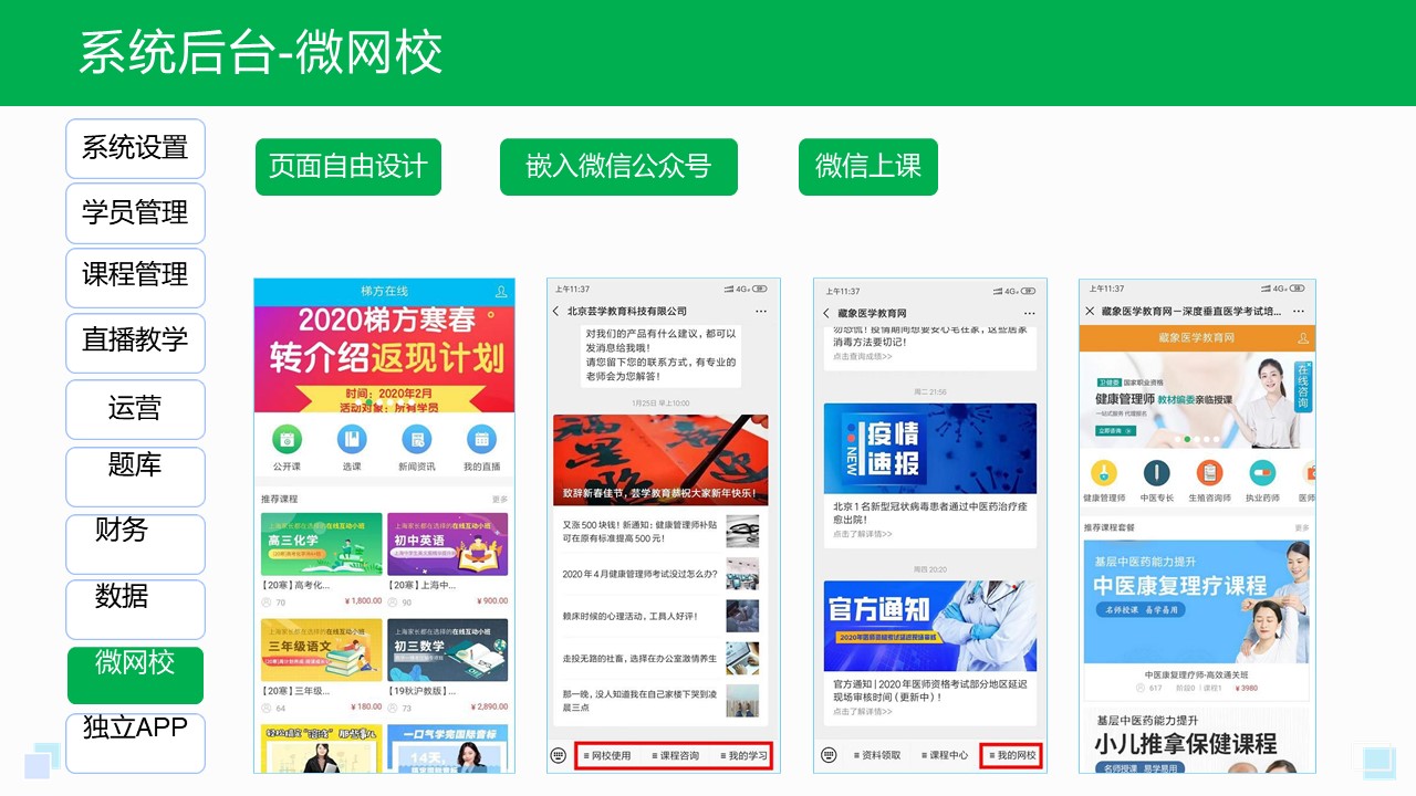 微信課堂如何做-校外培訓機構端-云朵課堂 微信課堂怎么搭建 在線課程培訓平臺 第3張